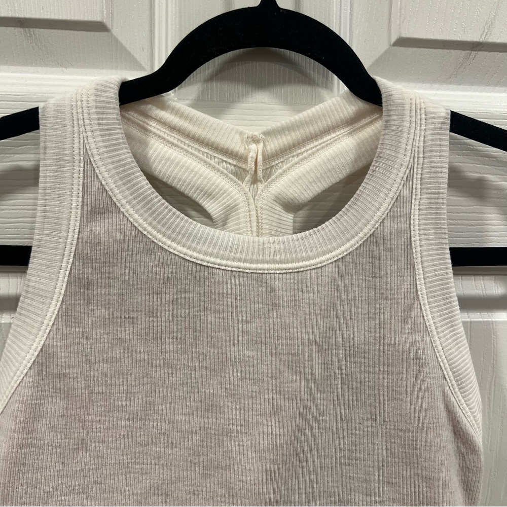 Free People Movement Feels Like Summer Crop Top Built in Bra White Size Medium - Picture 5 of 9